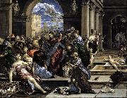 El Greco The Purification of the Temple oil